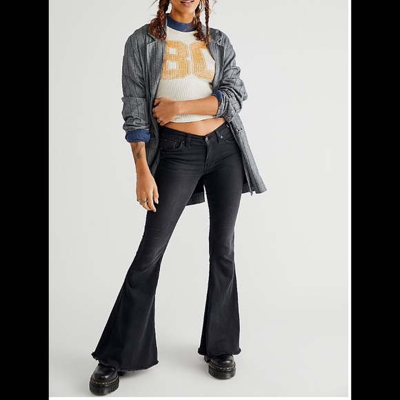 Denim Super Flare Jeans - Picture 2 of 7